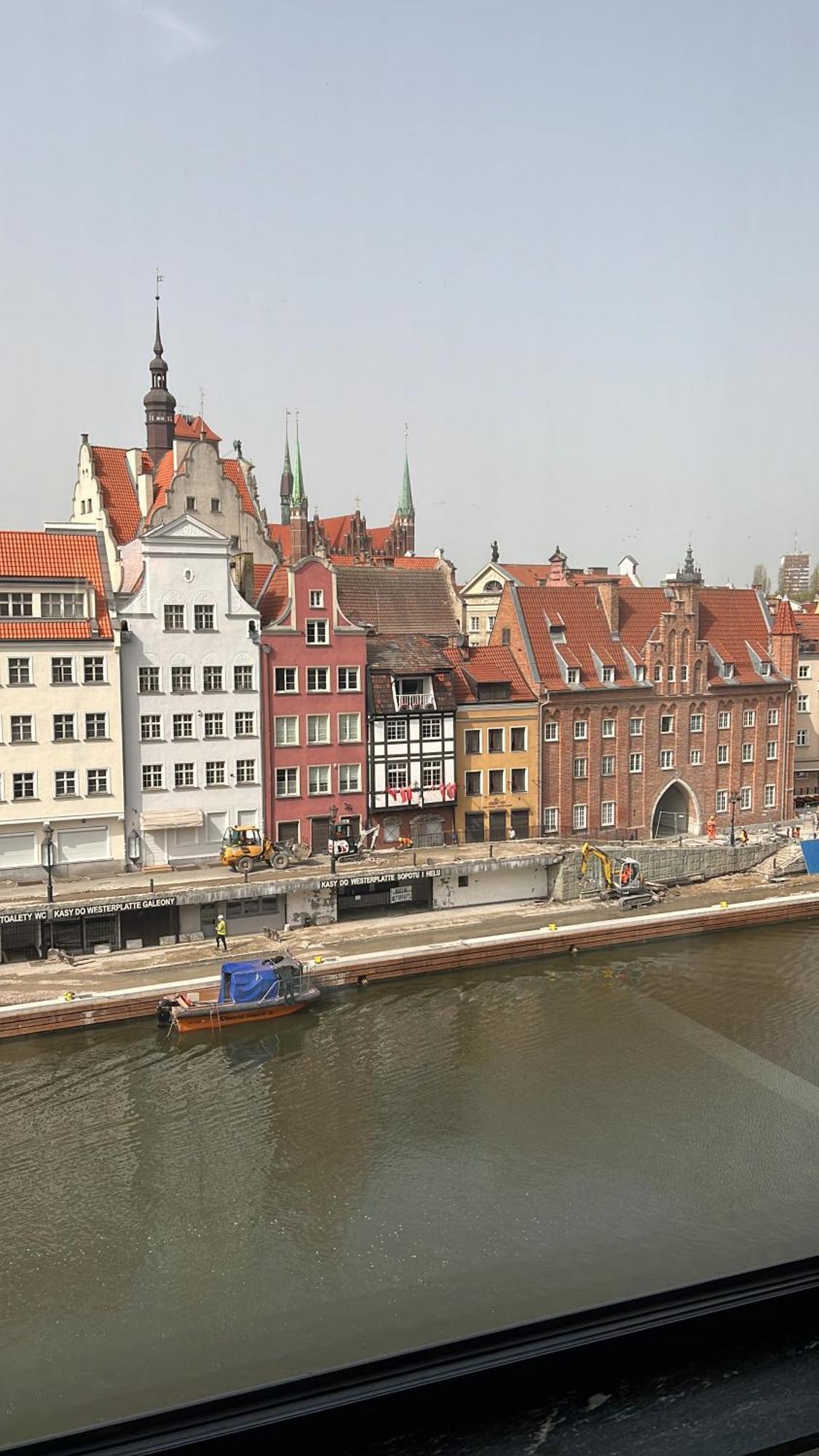 Apartament Chmielna Z Widokiem Na Rzeke Gdańsk Exterior foto