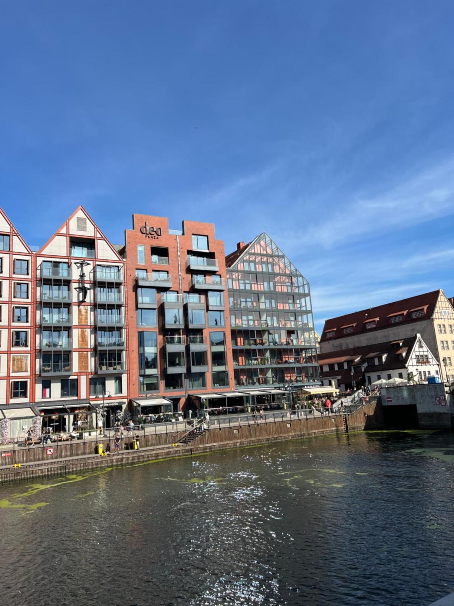 Apartament Chmielna Z Widokiem Na Rzeke Gdańsk Exterior foto